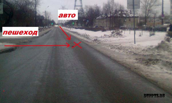 Петрозаводск, 18 января 2015 года, 12-45. ДТП с участием пешехода и фургона ГАЗ-2818 "Газель" произошло на Октябрьском проспекте, в районе дома №52.