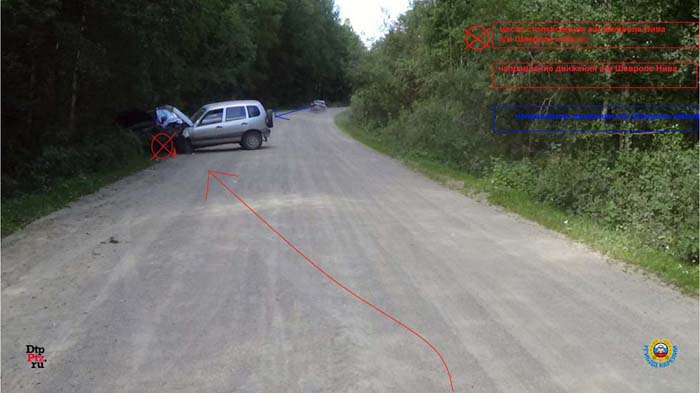 Суоярвский район, 17 августа 2015 года, 13-30. ДТП с участием внедорожника Шевроле Нива (Chevrolet Niva) и кроссовера Шевроле Каптива (Chevrolet Captiva)  произошло на 21-м километре автодороги «Суоярви – Юстозеро».