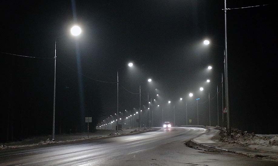 Подъезд к аэропорту «Петрозаводск» в Республике Карелия оборудован сплошным освещением.