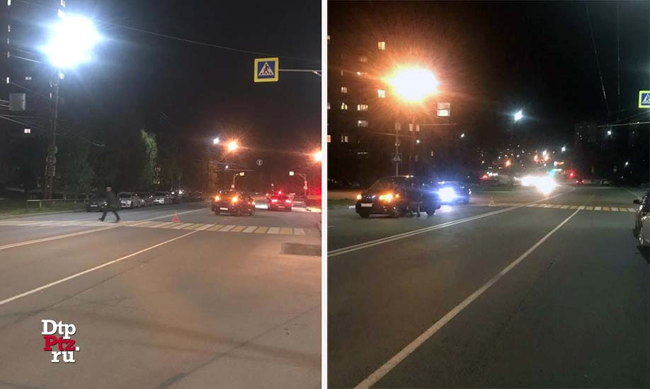 Петрозаводск, 22 сентября 2020 года, 19-20.   ДТП с участием пешехода и легкового автомобиля Тойота (Toyota Porte) произошло на улице Ровио, на нерегулируемом пешеходном переходе у дома №48.