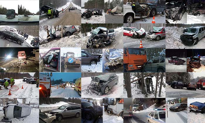  С начала года на дорогах Карелии в 126 ДТП погибли 14 человек и 180 участников движения травмированы. Произошло незначительное снижение количества аварий (со 128 до 126), число погибших в них людей  сократилось с 18 до 14, на 5 человек увеличилось число травмированных участников.